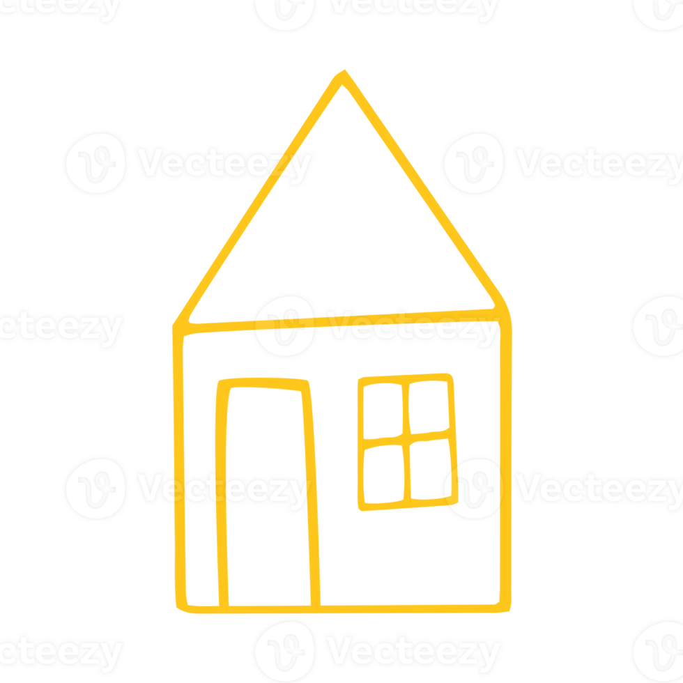 house hand drawn element png