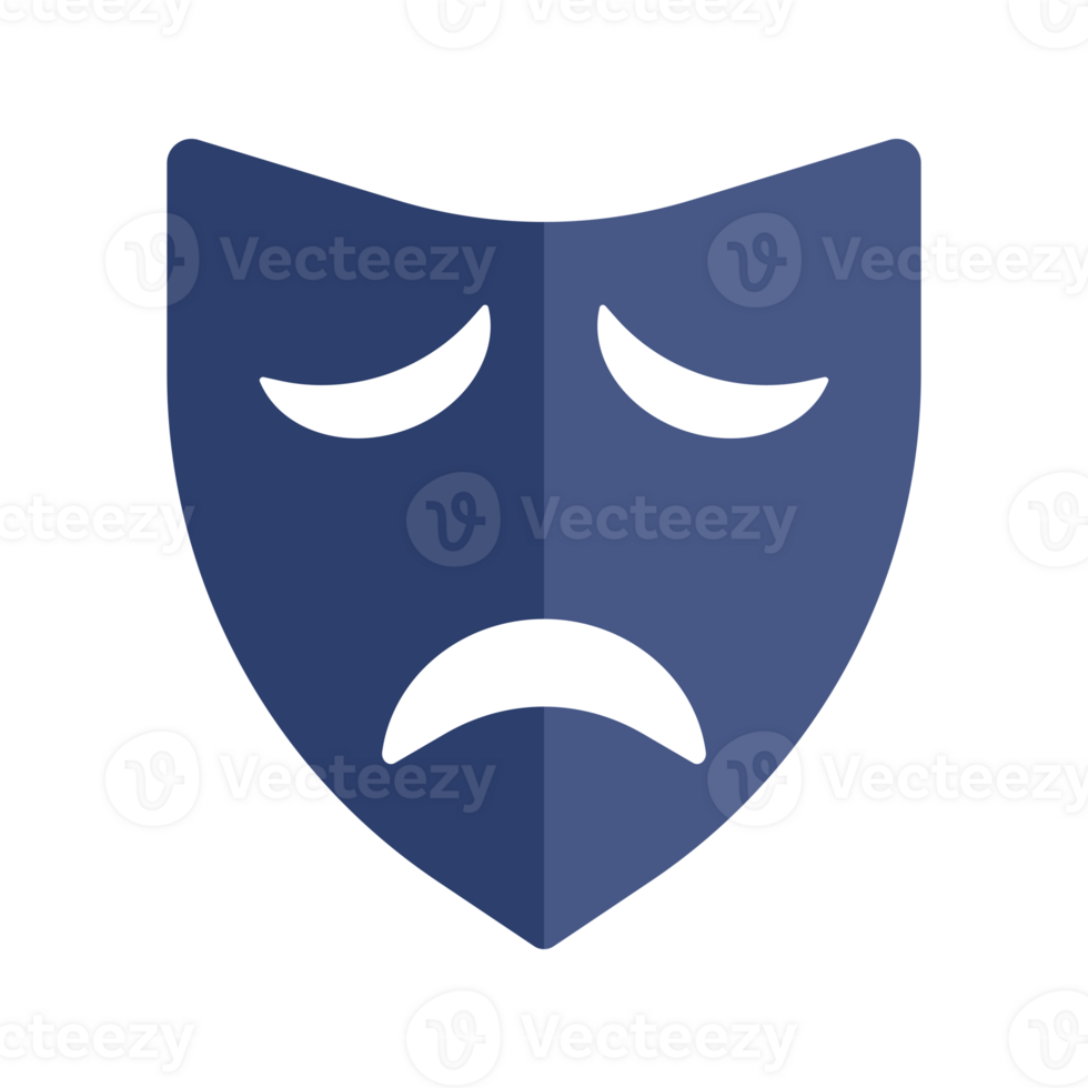 sad mask element 26690853 PNG