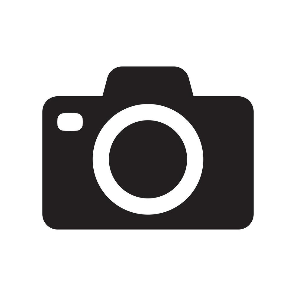 Photo camera vector icon isolated