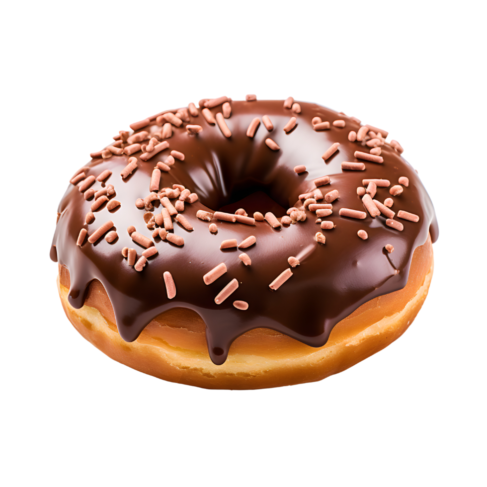 chocolate donut with sprinkles, 26691011 PNG