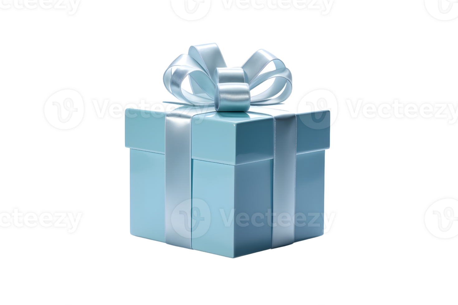 blue box with ribbon, 26691013 PNG