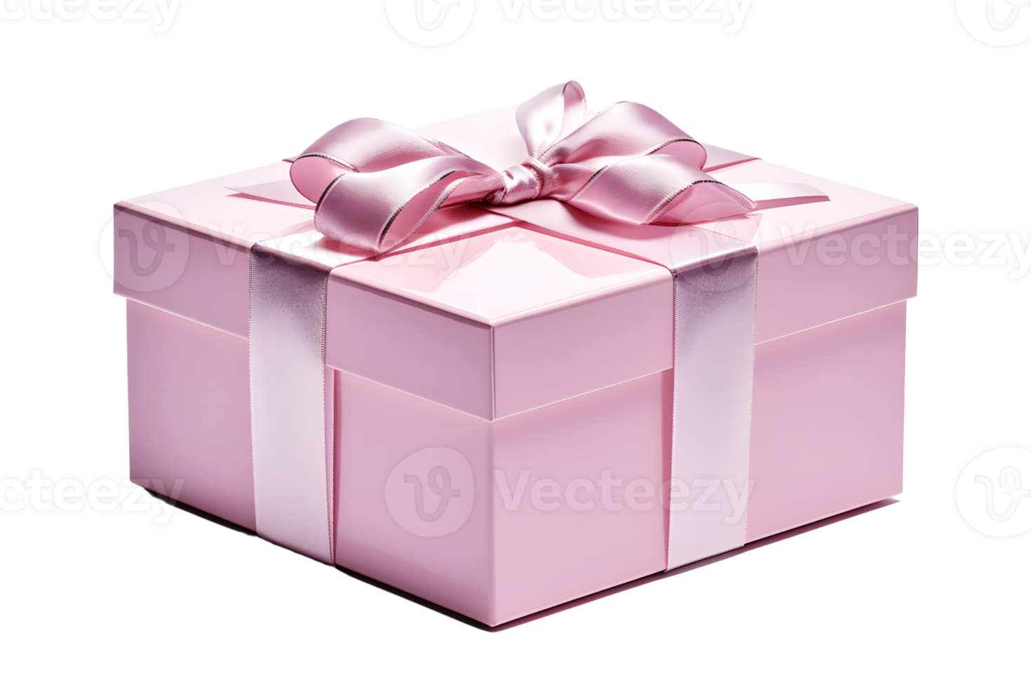 pink box with ribbon, 26691036 PNG