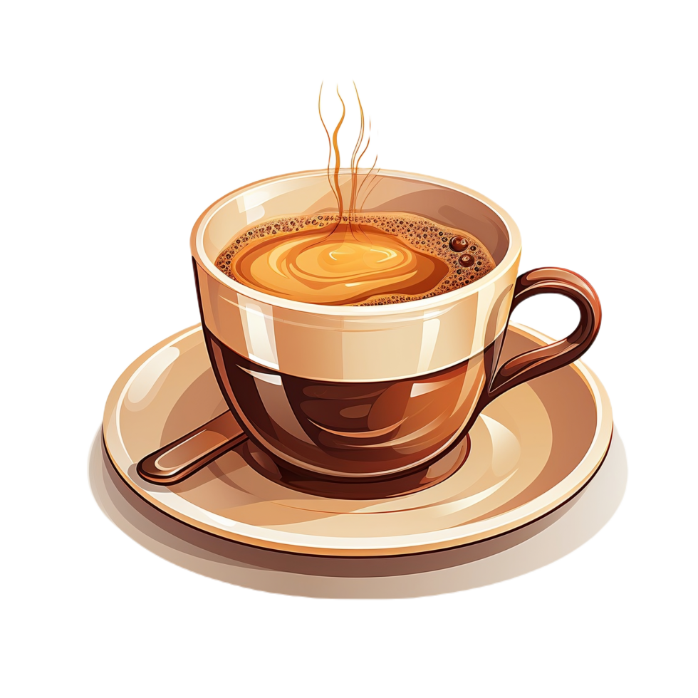 Coffee Cup Artistry, AI generated png