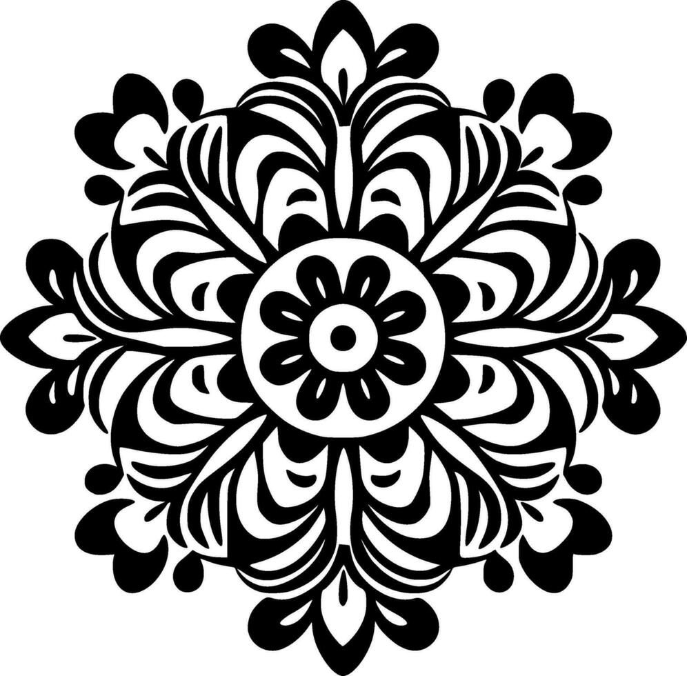 Mandala - High Quality Vector Logo - Vector illustration ideal for T-shirt graphic