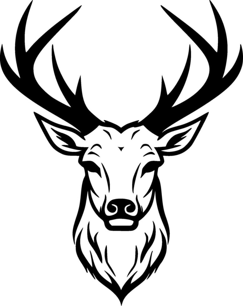 Dear, Minimalist and Simple Silhouette - Vector illustration
