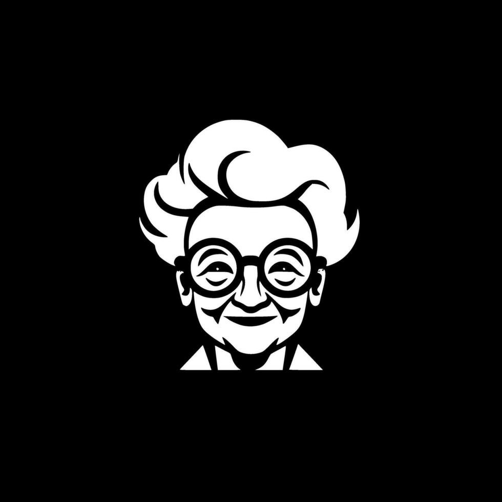 Grandma - High Quality Vector Logo - Vector illustration ideal for T-shirt graphic