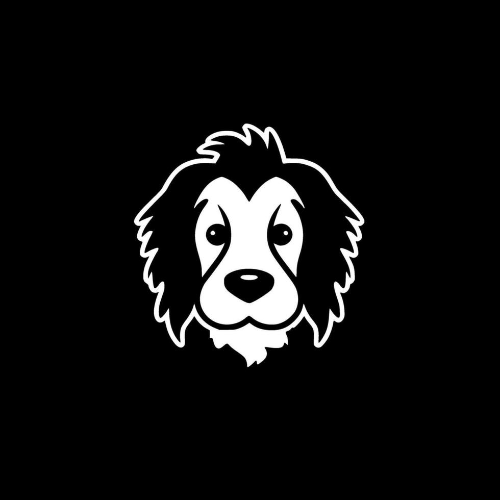 Dog - Minimalist and Flat Logo - Vector illustration