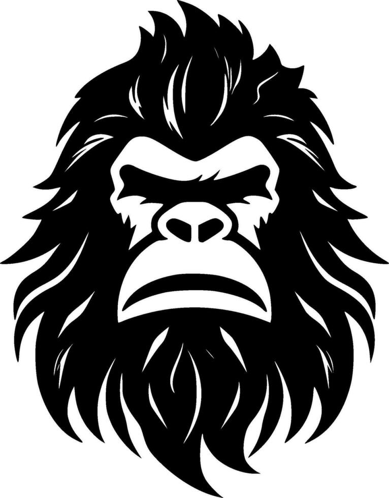 Bigfoot - Minimalist and Flat Logo - Vector illustration