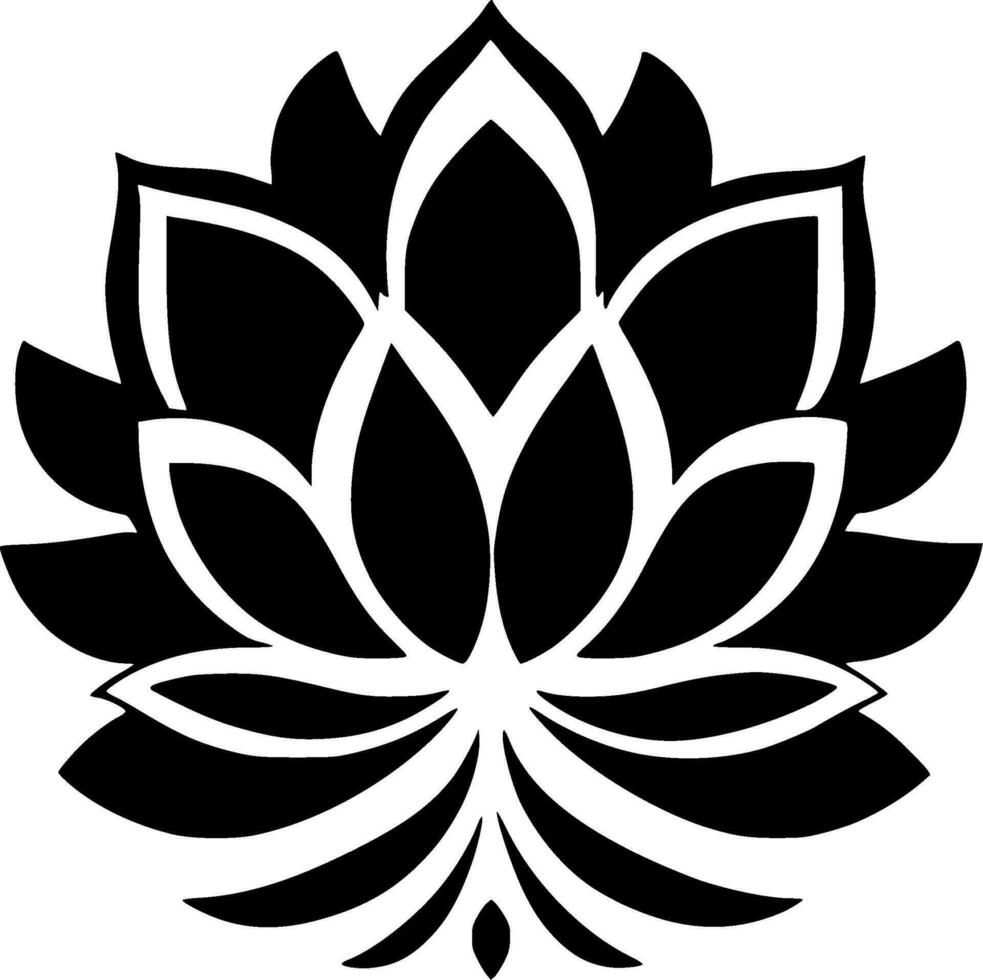 Mandala, Minimalist and Simple Silhouette - Vector illustration
