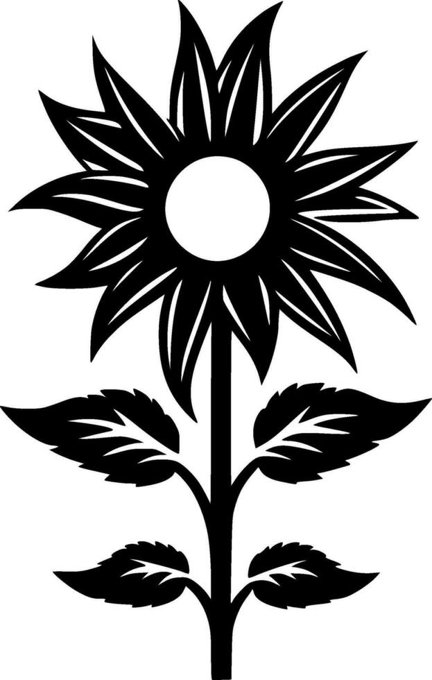 Flower - High Quality Vector Logo - Vector illustration ideal for T-shirt graphic