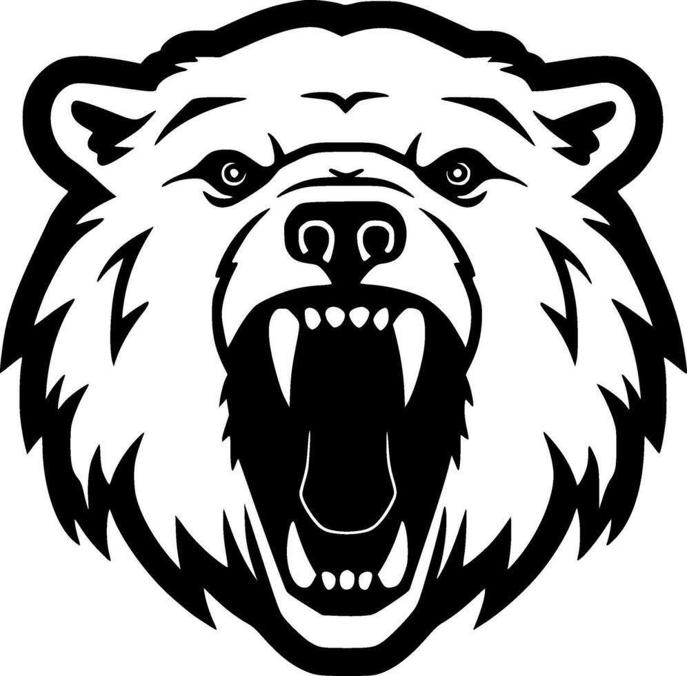 Bear - High Quality Vector Logo - Vector illustration ideal for T-shirt graphic