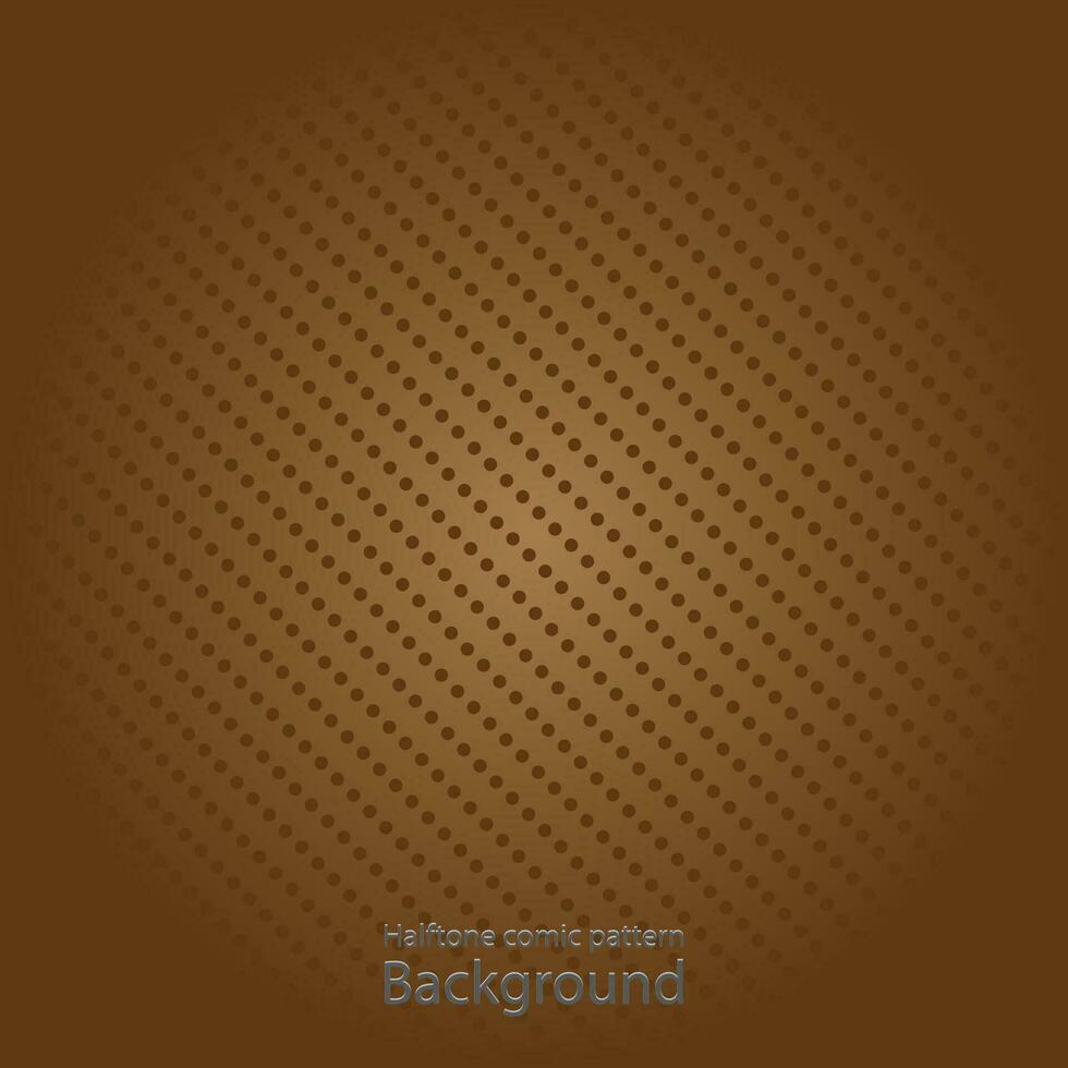 Halftone comic pattern. chocolate  pop art background vector