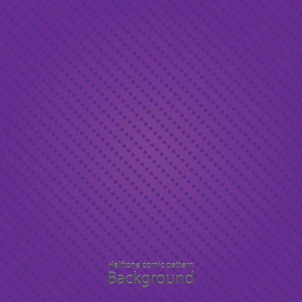 Halftone comic pattern. Purple pop art background vector