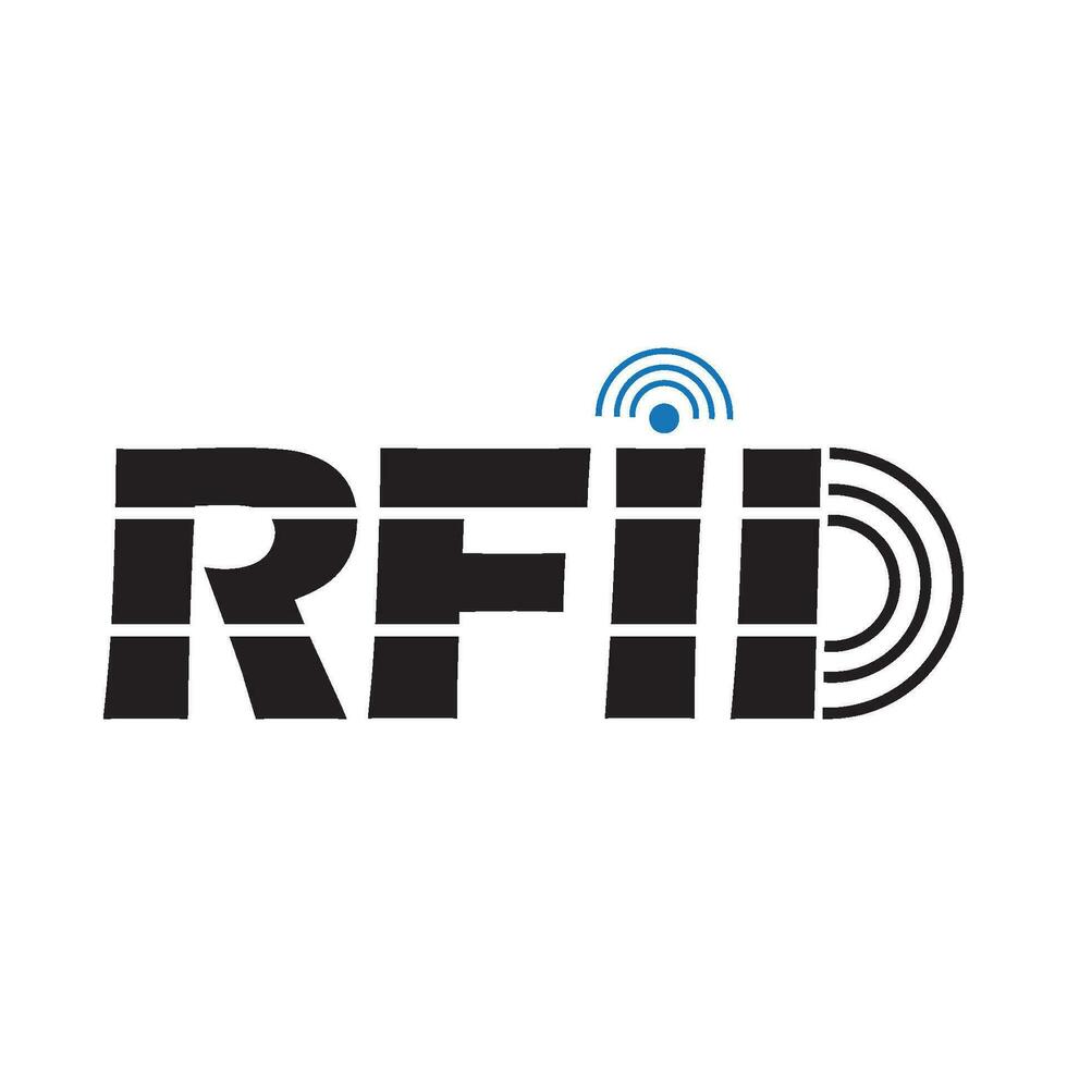 Radio Frequency Identification icon vector