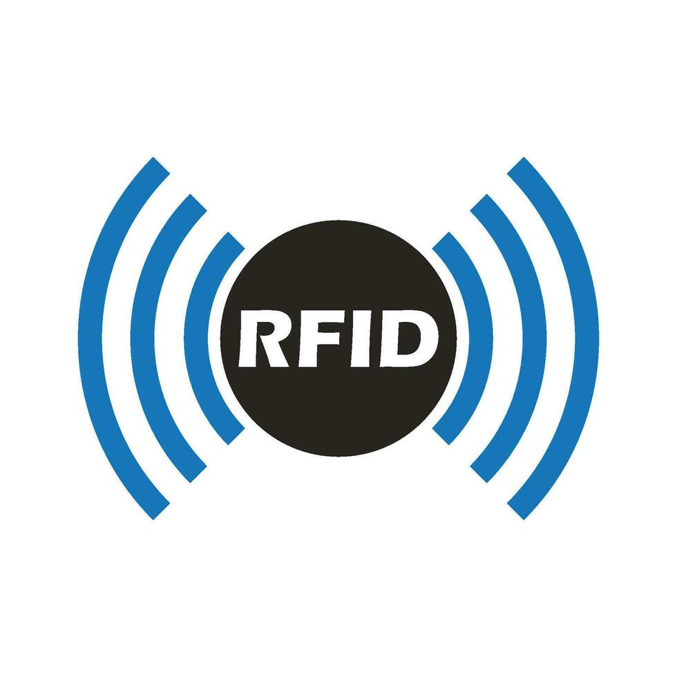 Radio Frequency Identification icon vector