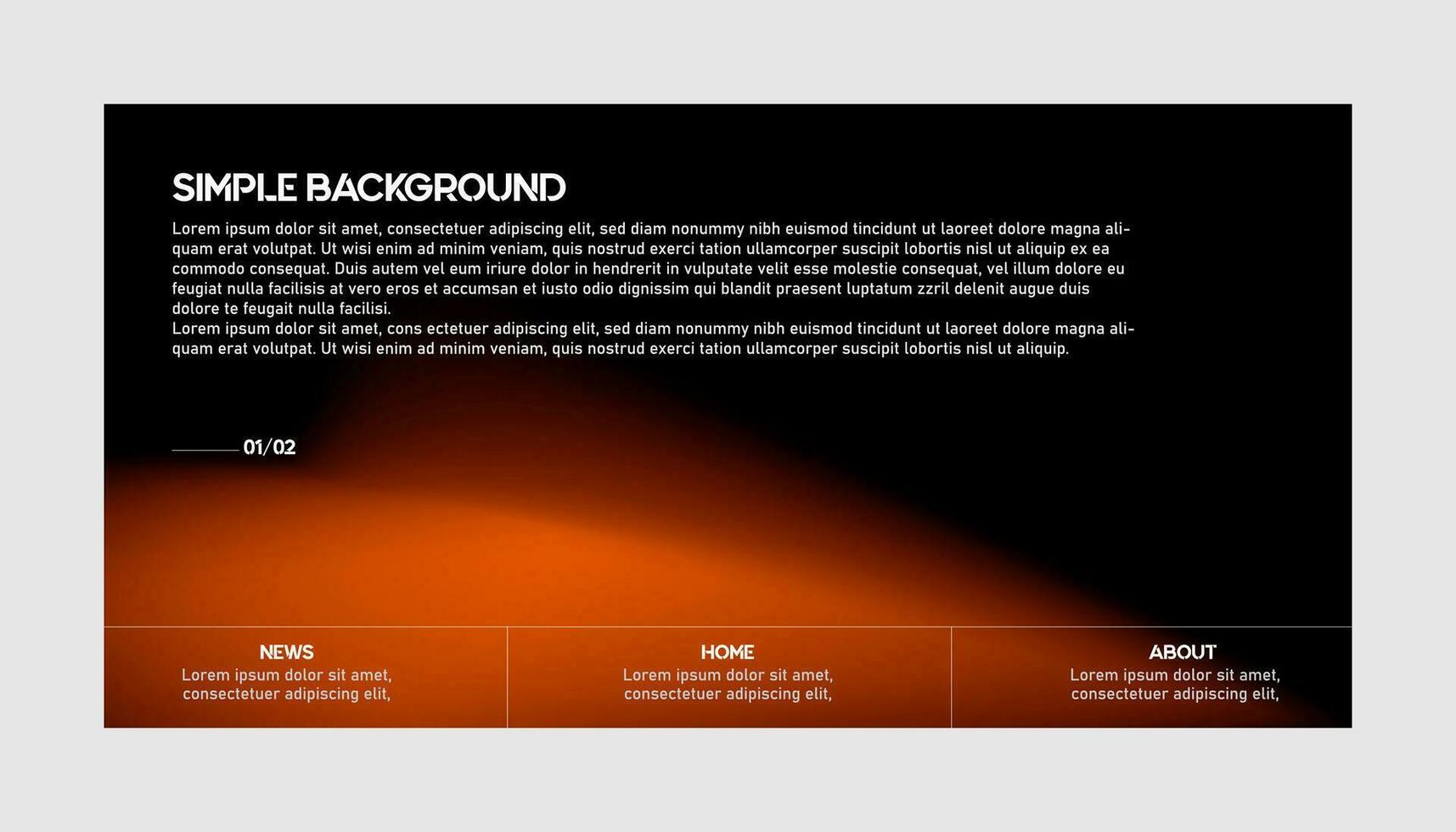 Modern Background Design with Gradient and Grain Texture. Minimalist Gradient Background with geometric shapes for Website design, landing page, wallpaper, banner, poster, flyer, and presentation vector