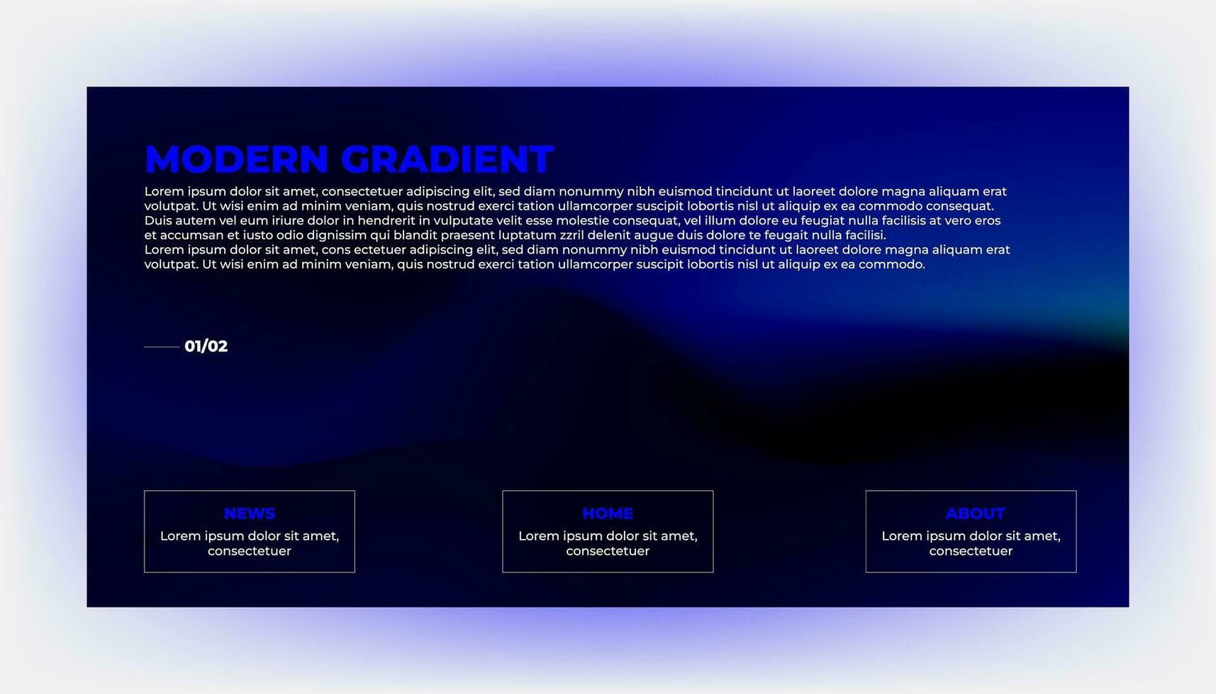 Modern Background Design with Gradient and Grain Texture. Minimalist Gradient Background with geometric shapes for Website design, landing page, wallpaper, banner, poster, flyer, and presentation vector