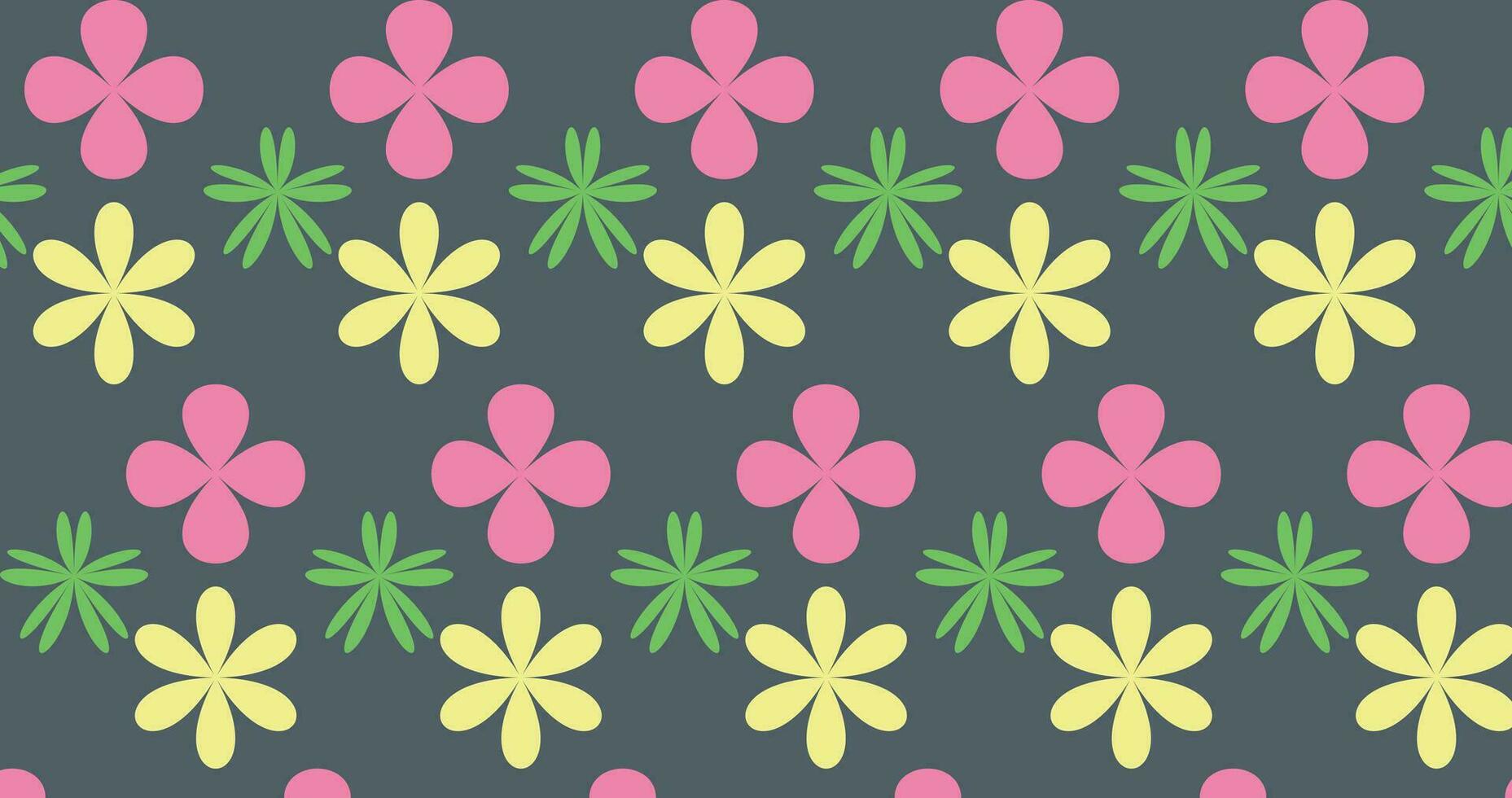 Hand drawn abstract ditsy flowers seamless pattern. Repeating floral vector pattern. Ditsy print in shabby chic calico.