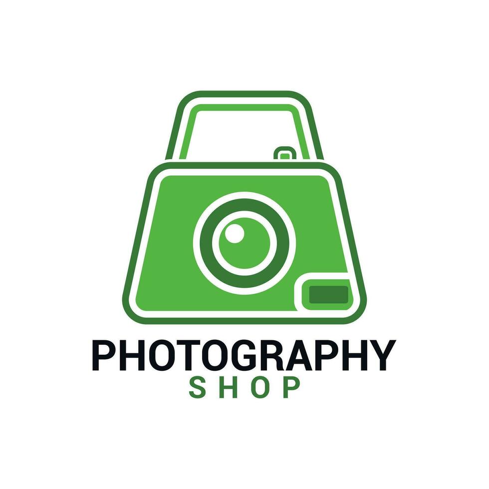 Pixel Photo Online Logo Template Design Vector. Online buying and