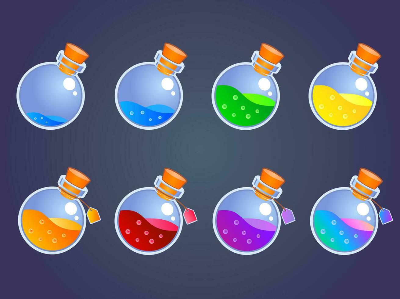 Potion Sub Badge Vector Bundle