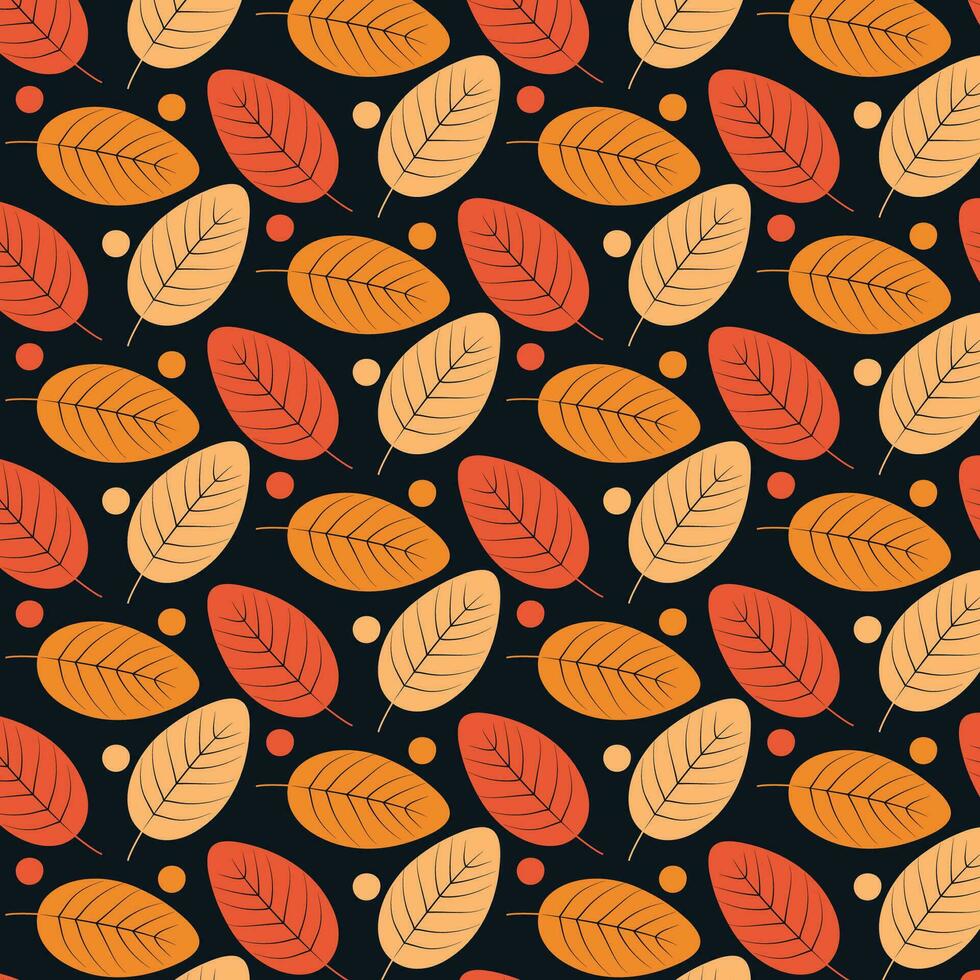 Vector autumn pattern