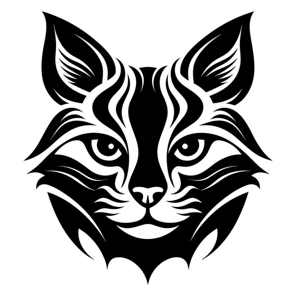 Vector cat head
