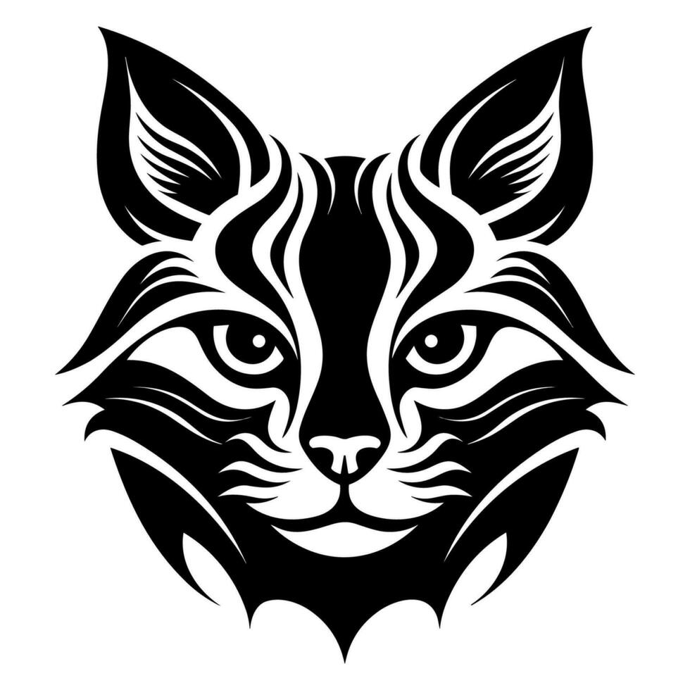 vector gato cabeza