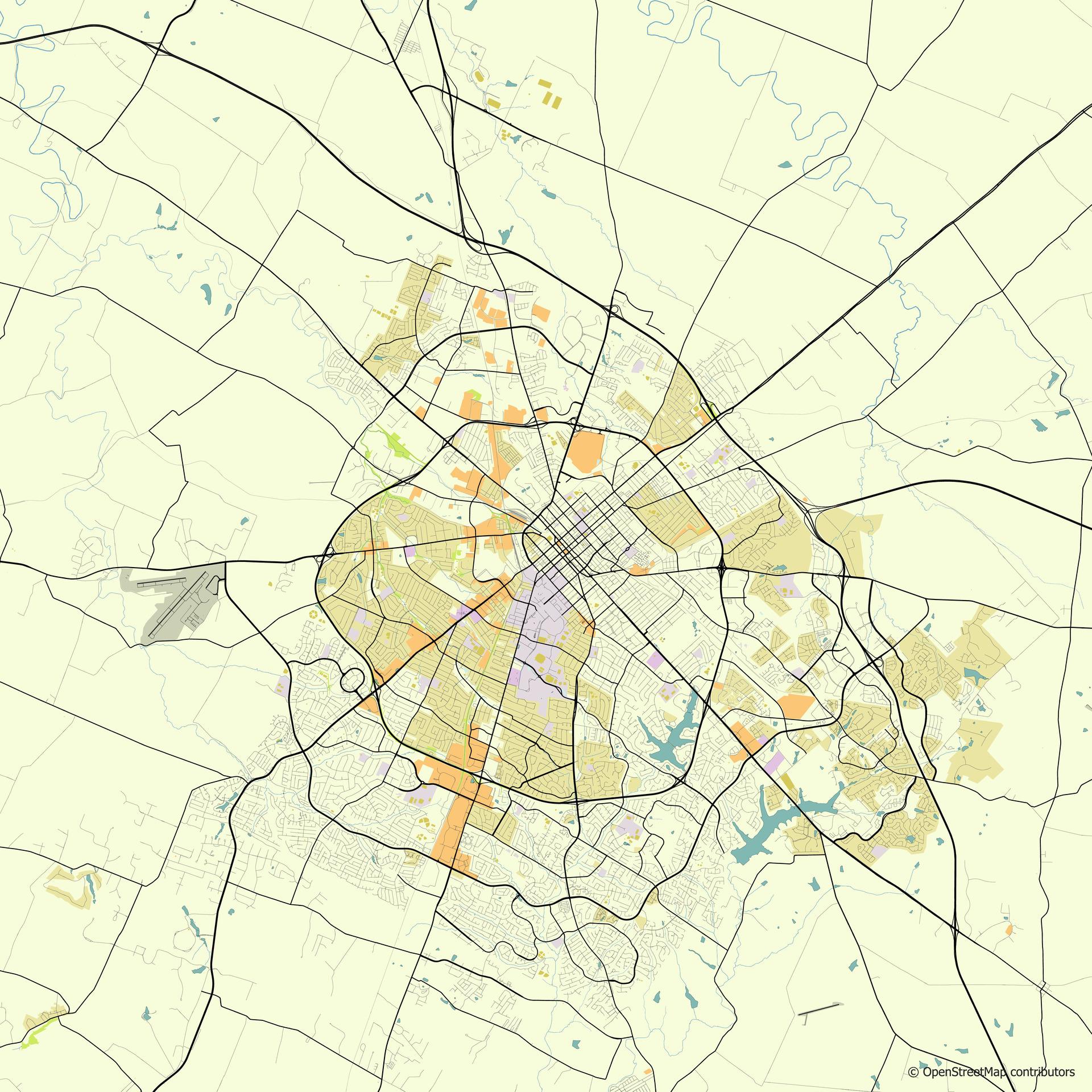 Vector City Map Of Lexington Kentucky USA 26692740 Vector Art At Vecteezy City Map Of Lexington Kentucky Usa Vector 
