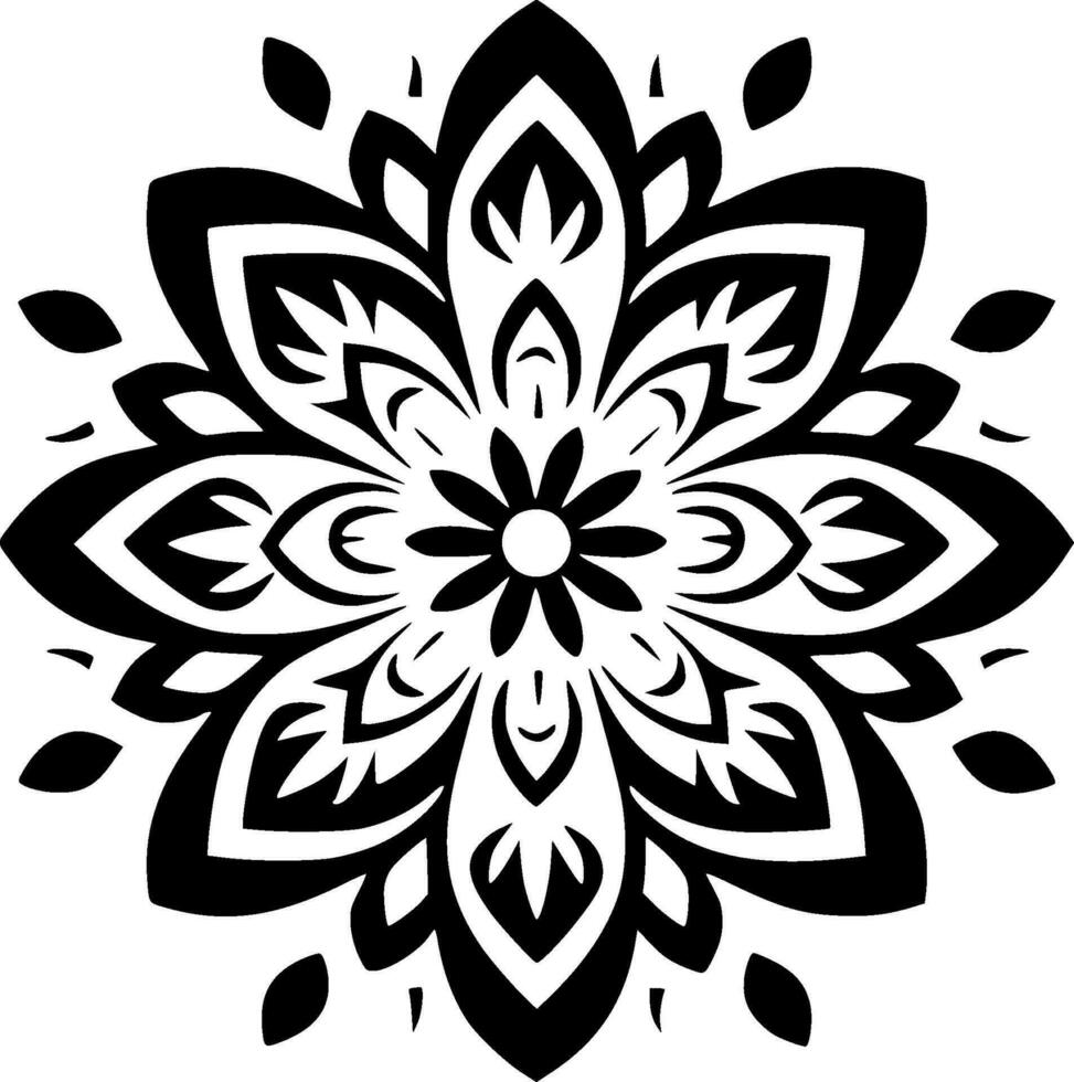 Mandala - High Quality Vector Logo - Vector illustration ideal for T-shirt graphic