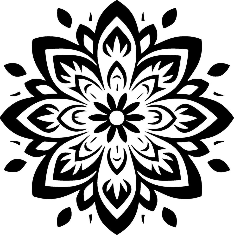 Mandala - High Quality Vector Logo - Vector illustration ideal for T-shirt graphic