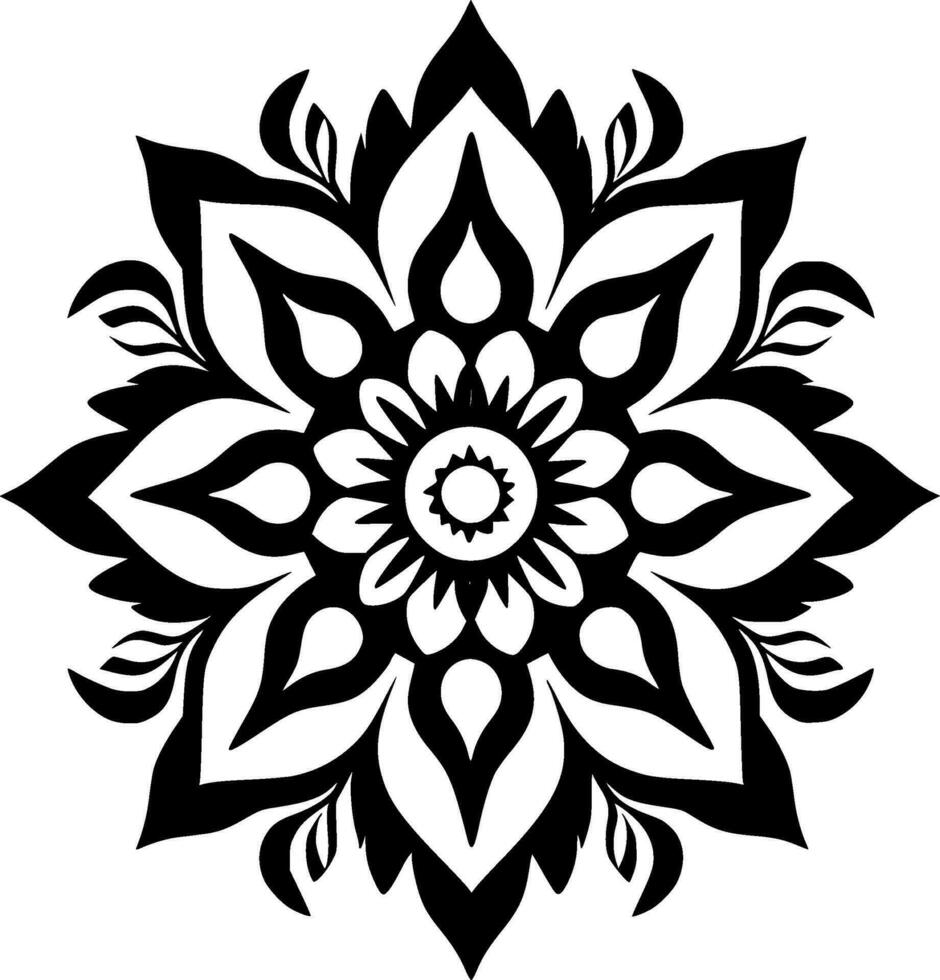 Mandala - High Quality Vector Logo - Vector illustration ideal for T-shirt graphic