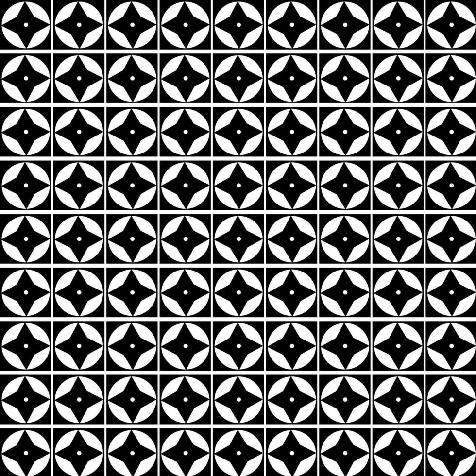 Black and white batik seamless pattern. Indonesia pattern. Ethnic seamless pattern. Vector background in abstract style