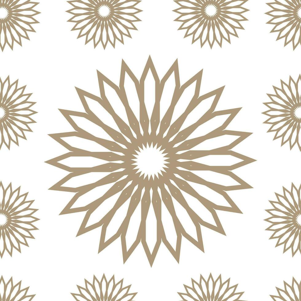 Floral decoration seamless pattern with fantasy flowers. Ornament texture. Natural wallpaper. vector