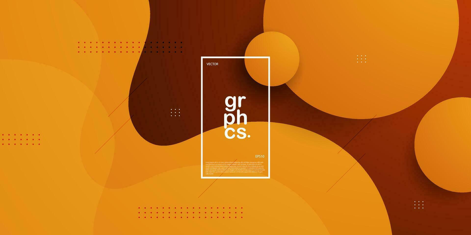 Minimal geometric brown and orange color with lines gradient background. Simple and cool design for display product ad website template wallpaper poster. Eps10 vector