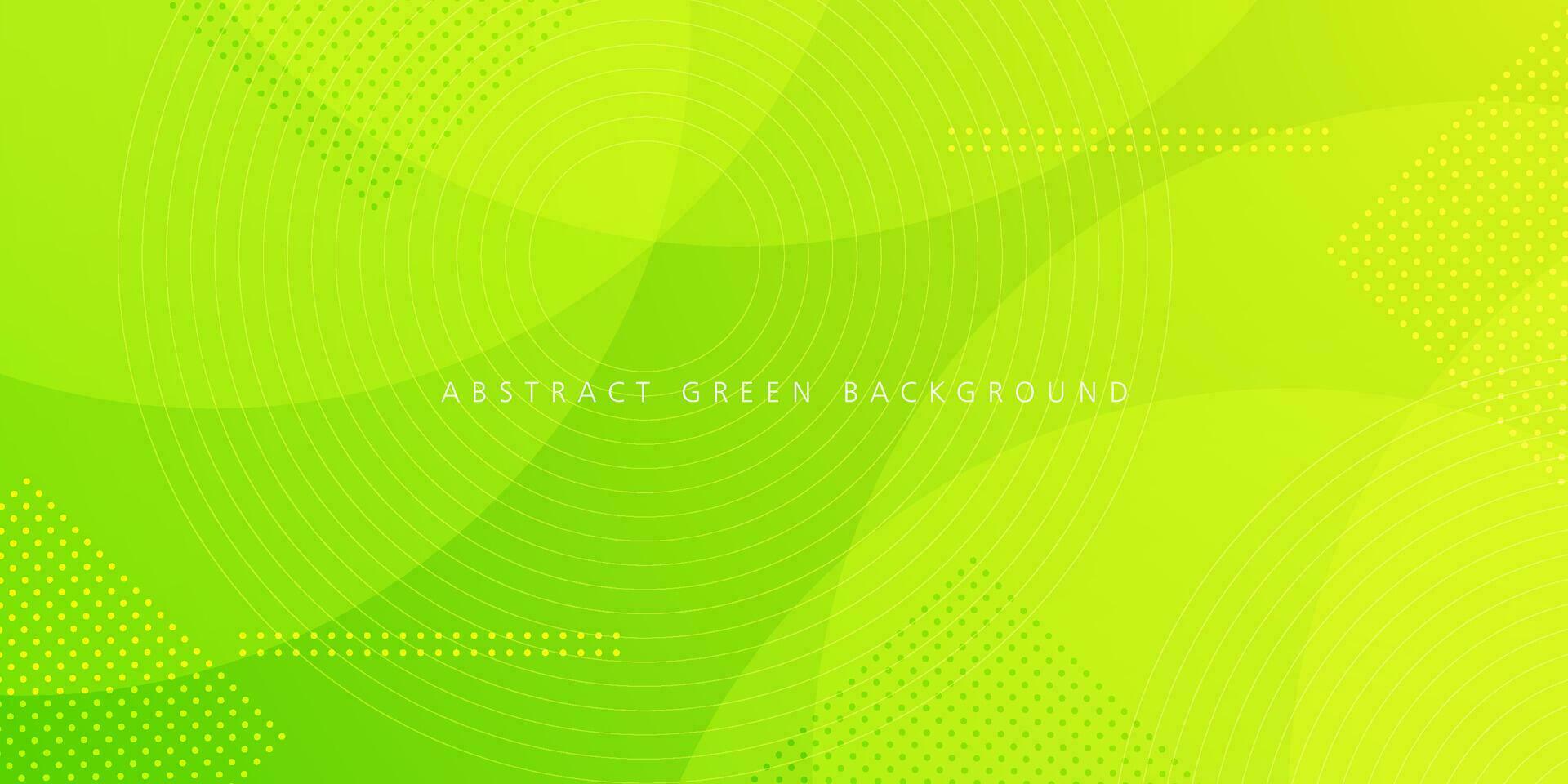Bright colorful circle abstract background with green gradient color combination. Soft color and overlay shapes on background. Eps10 vector