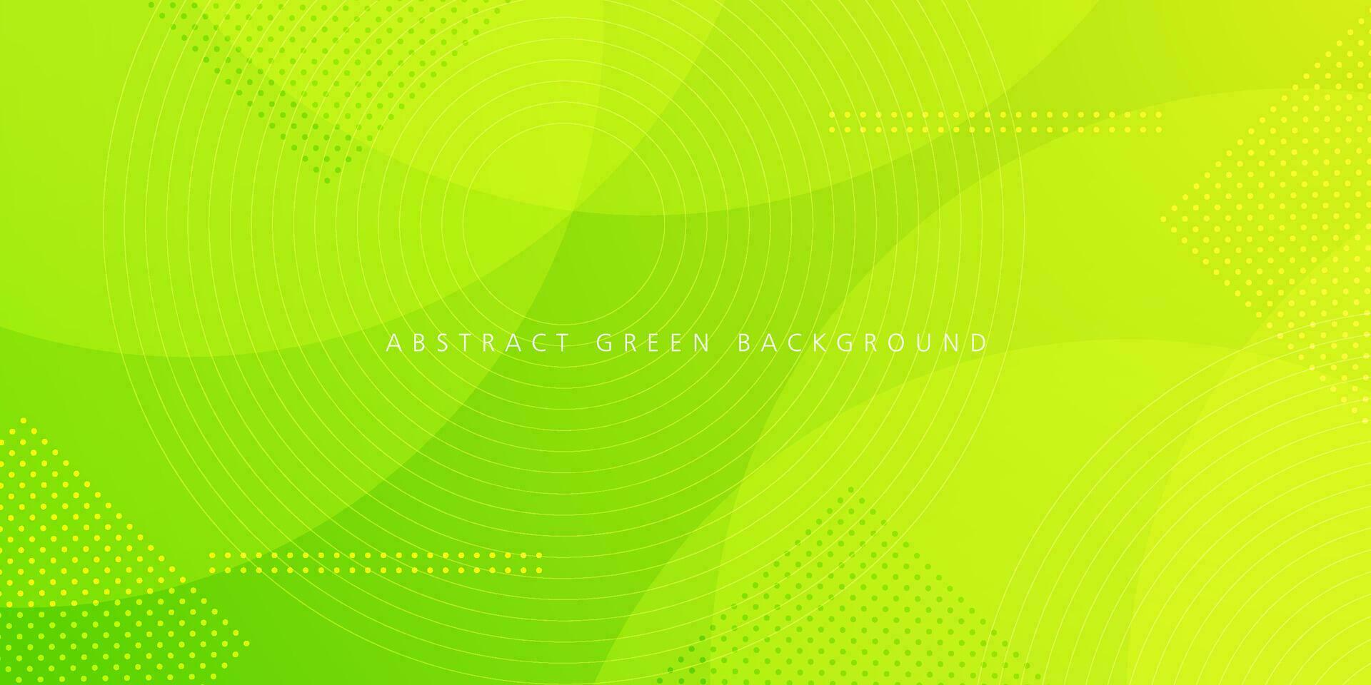 Bright colorful circle abstract background with green gradient color combination. Soft color and overlay shapes on background. Eps10 vector