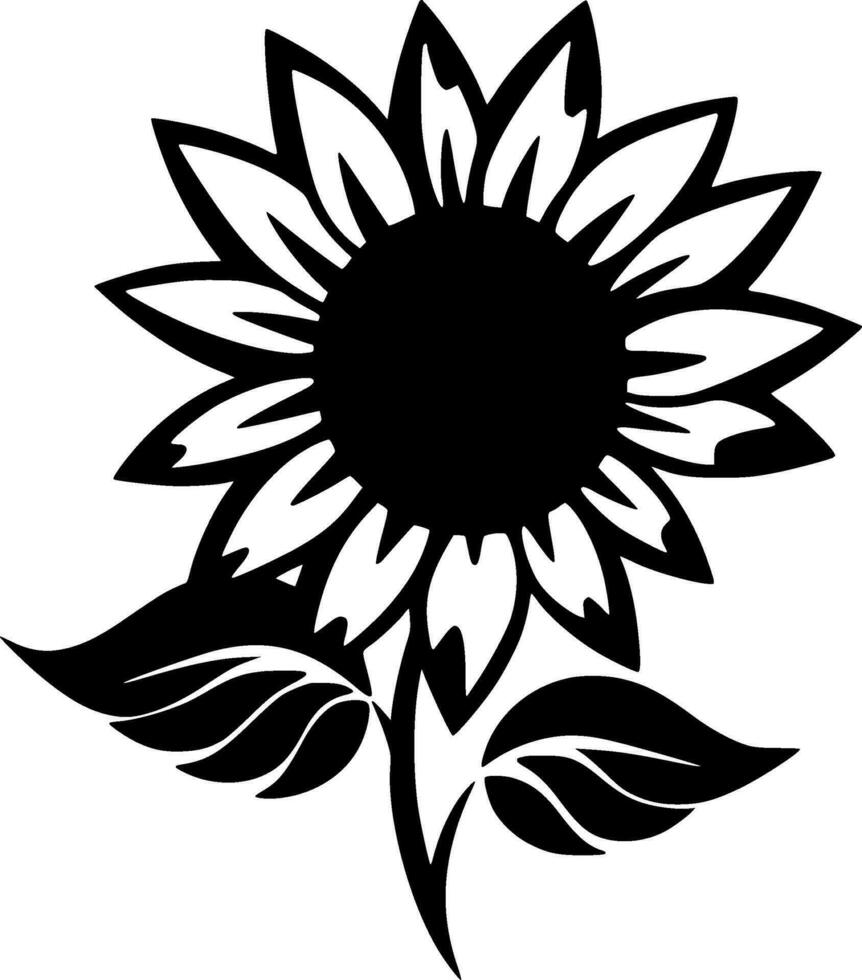 Flower - High Quality Vector Logo - Vector illustration ideal for T-shirt graphic