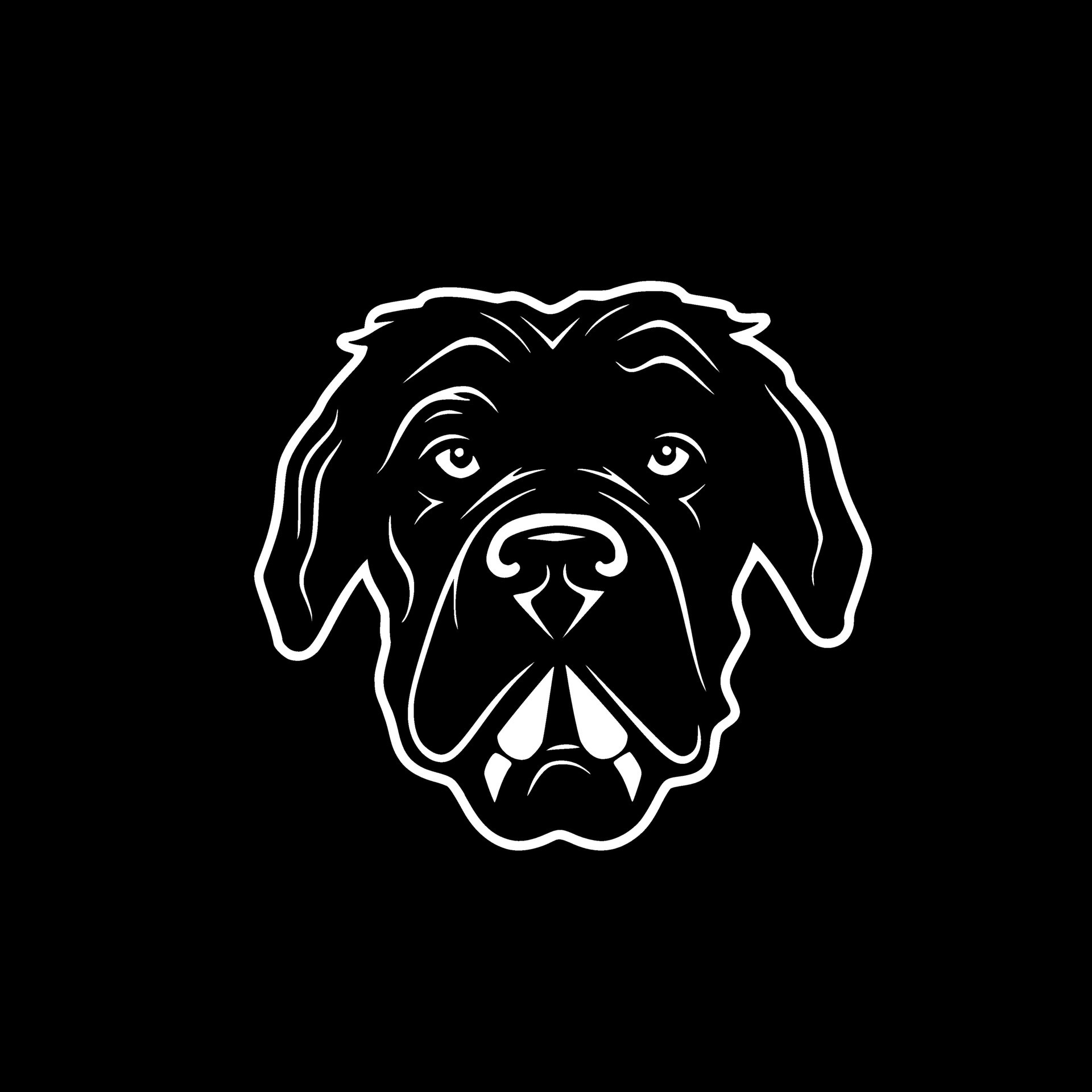 Dog, Black and White Vector illustration 26693499 Vector Art at Vecteezy