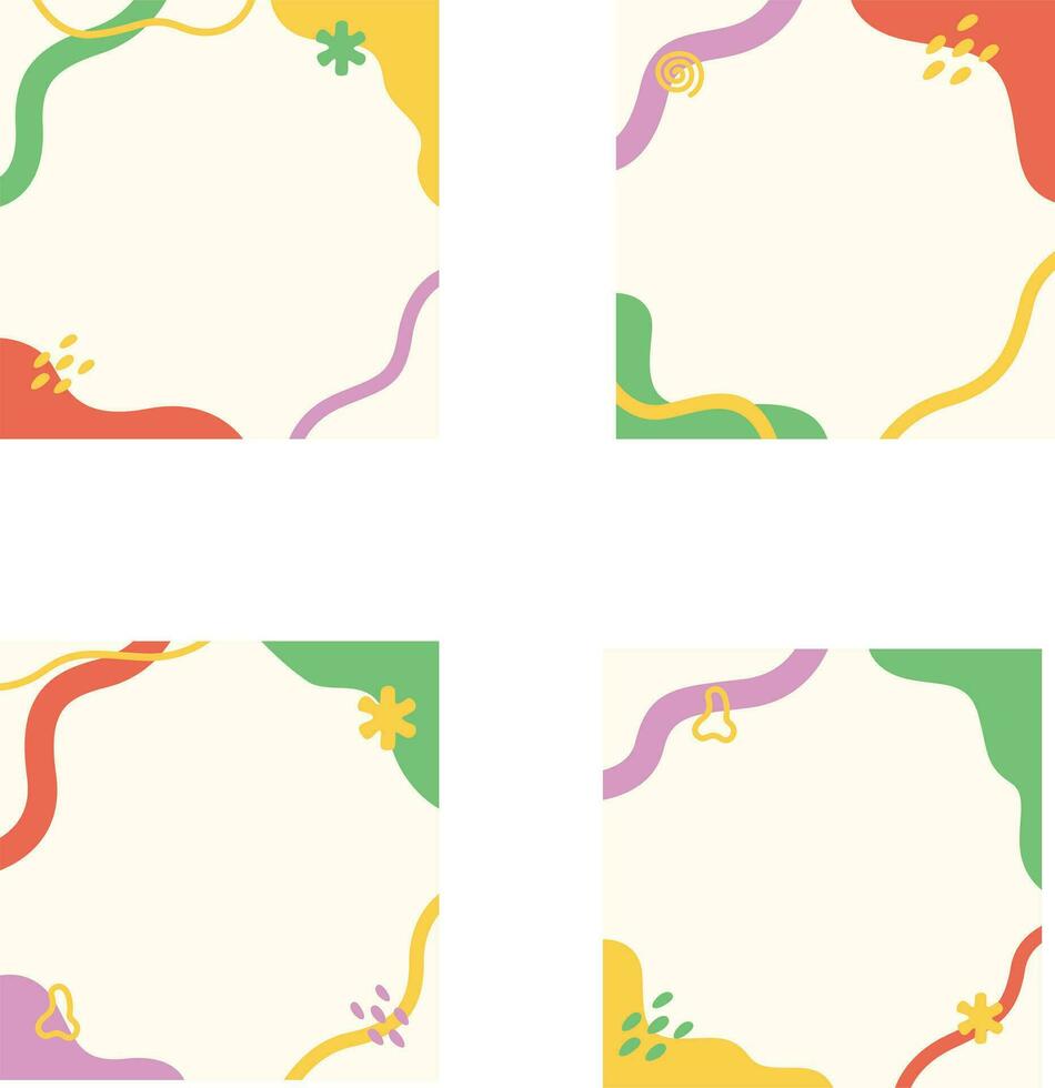 background abstract shapes vector