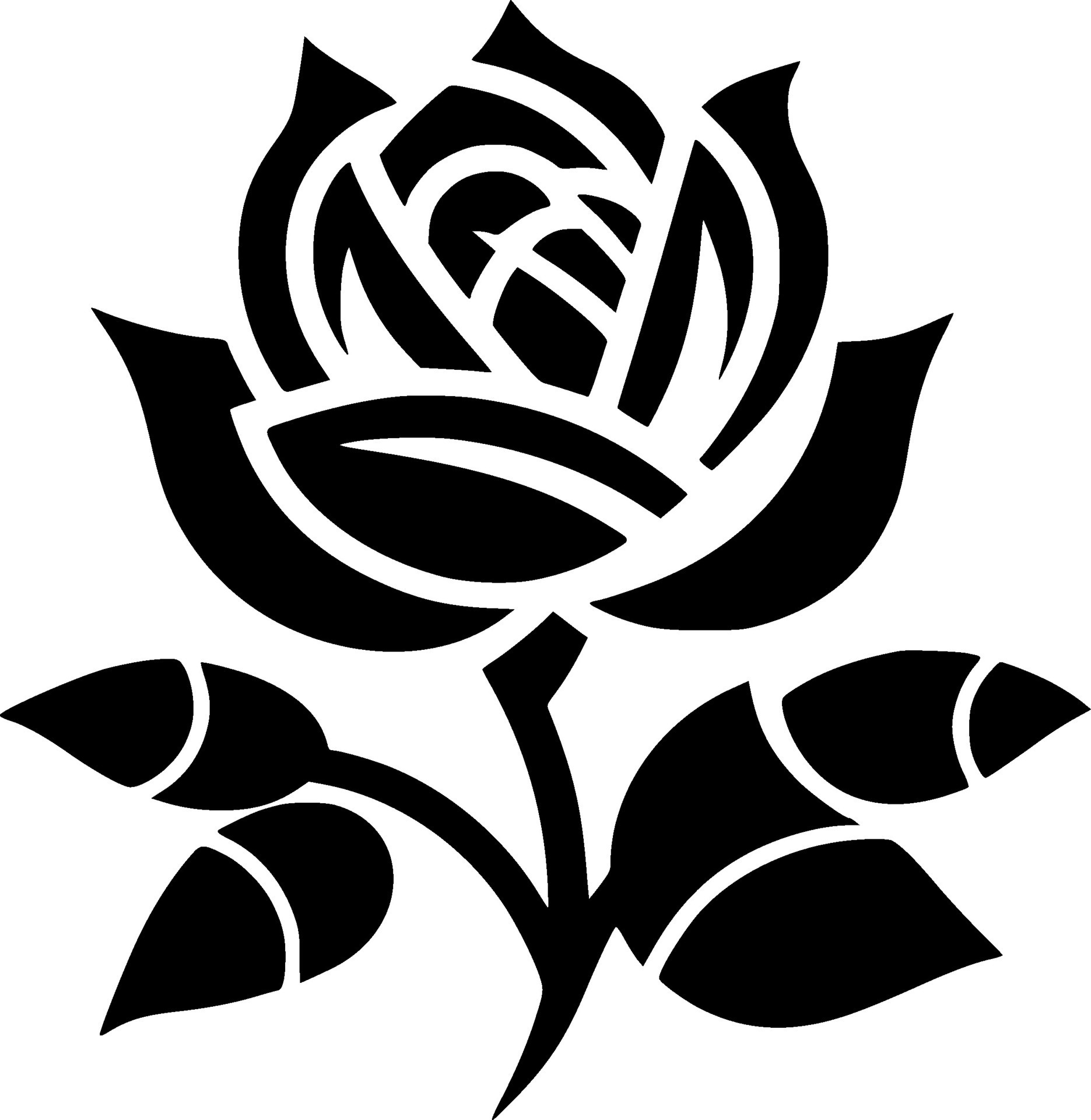Flower, Black and White Vector illustration 26693744 Vector Art at Vecteezy