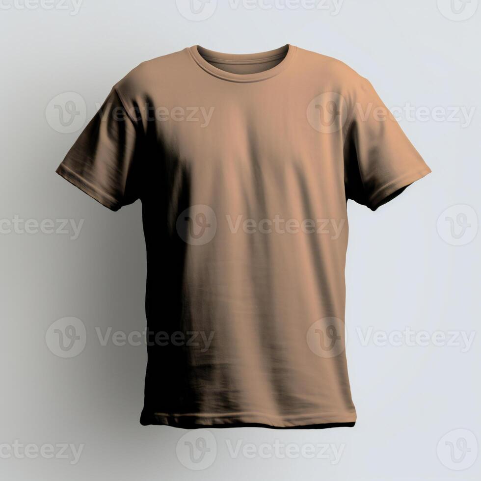 isolated t shirt model front view photo