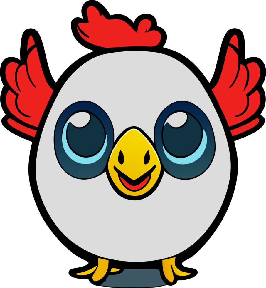 Chicken.  AI Generated png