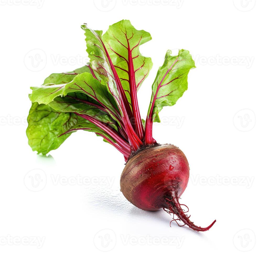 Beet on white background. photo