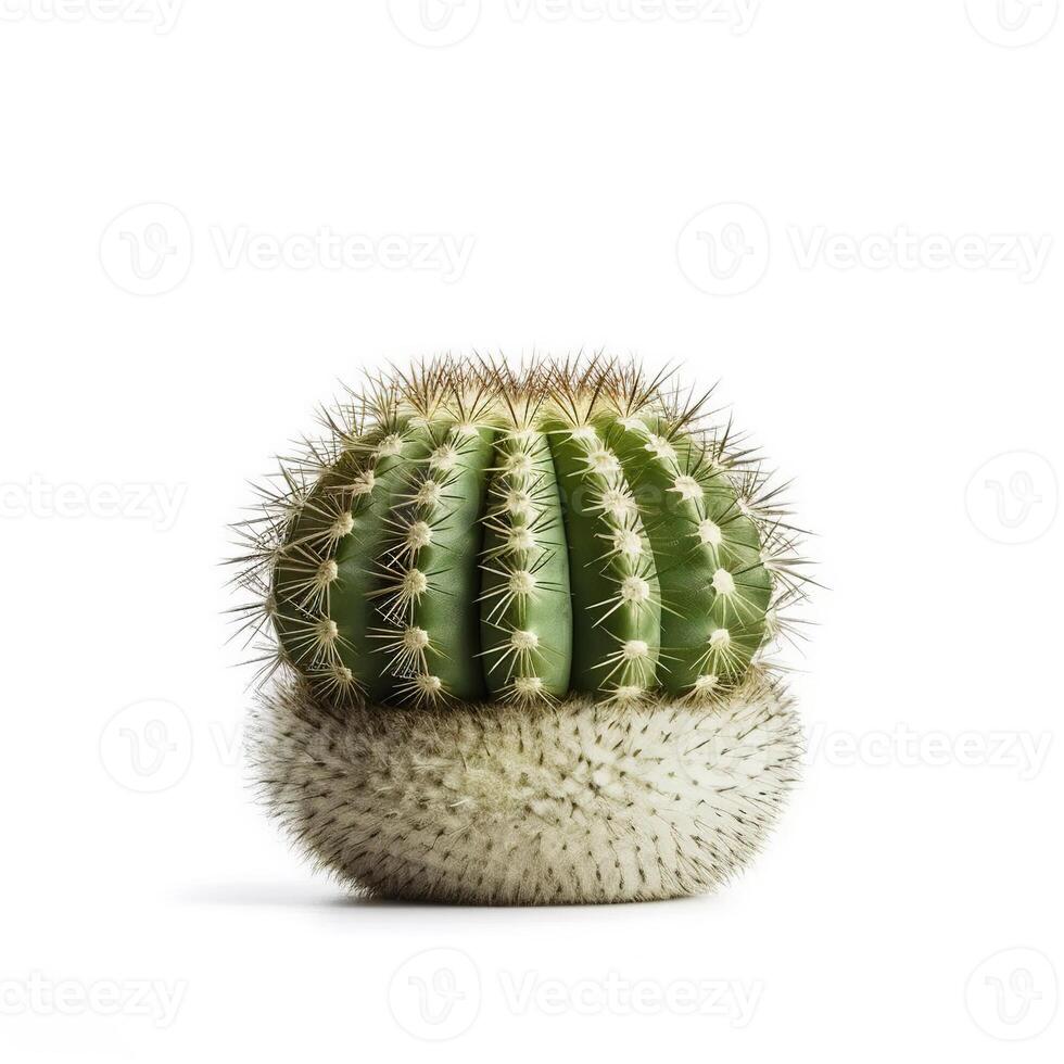 Cactus on white background. photo