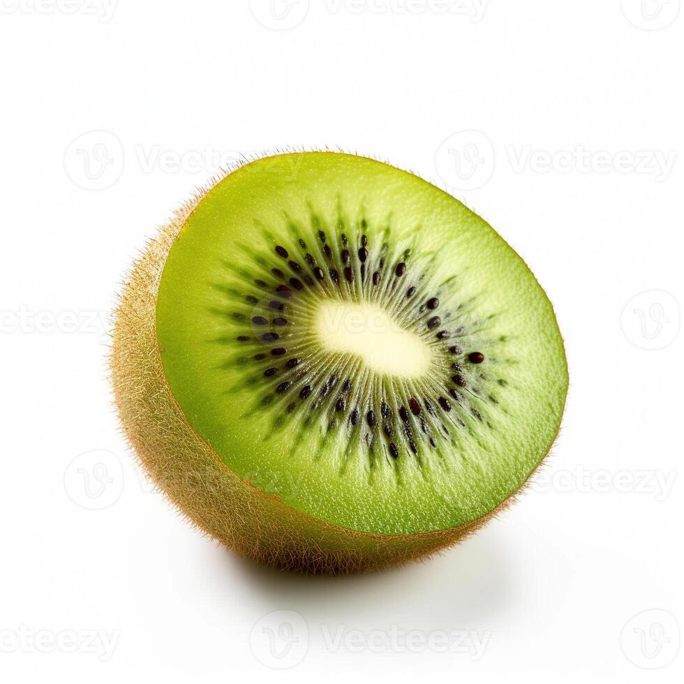 kiwi en blanco antecedentes. generativo ai foto