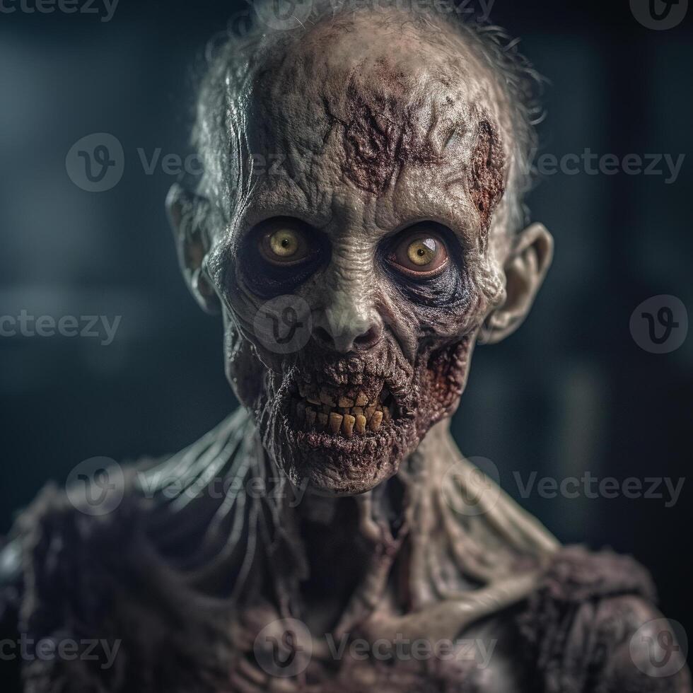 Zombie. aesthetic graphic art photo