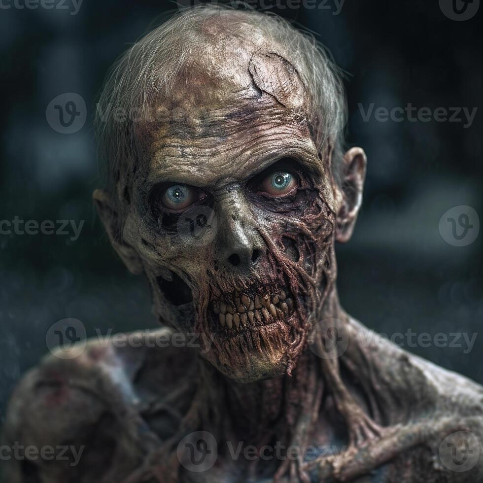 Zombie. aesthetic graphic art photo