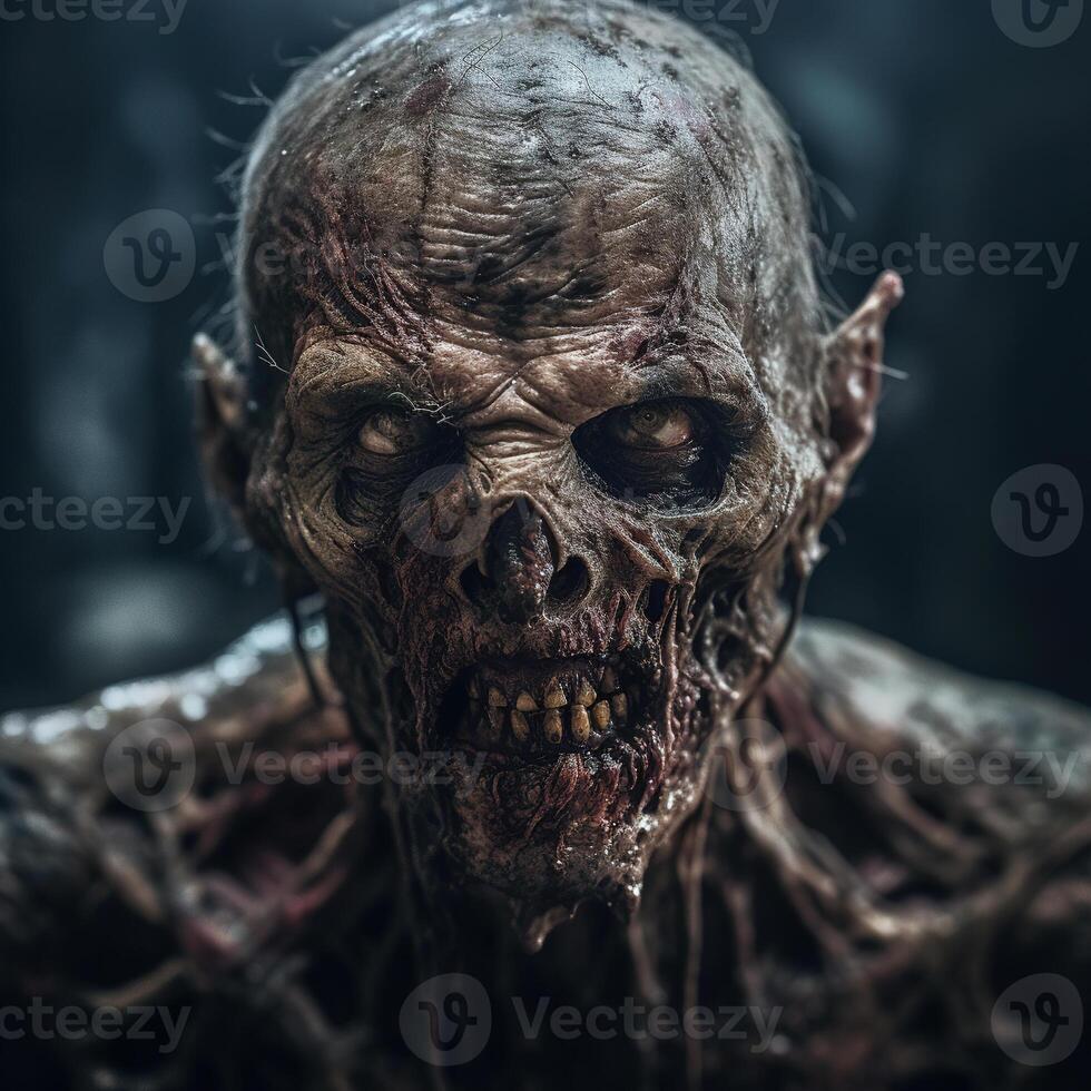 Zombie. aesthetic graphic art photo