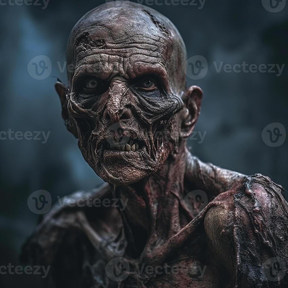 Zombie. aesthetic graphic art photo