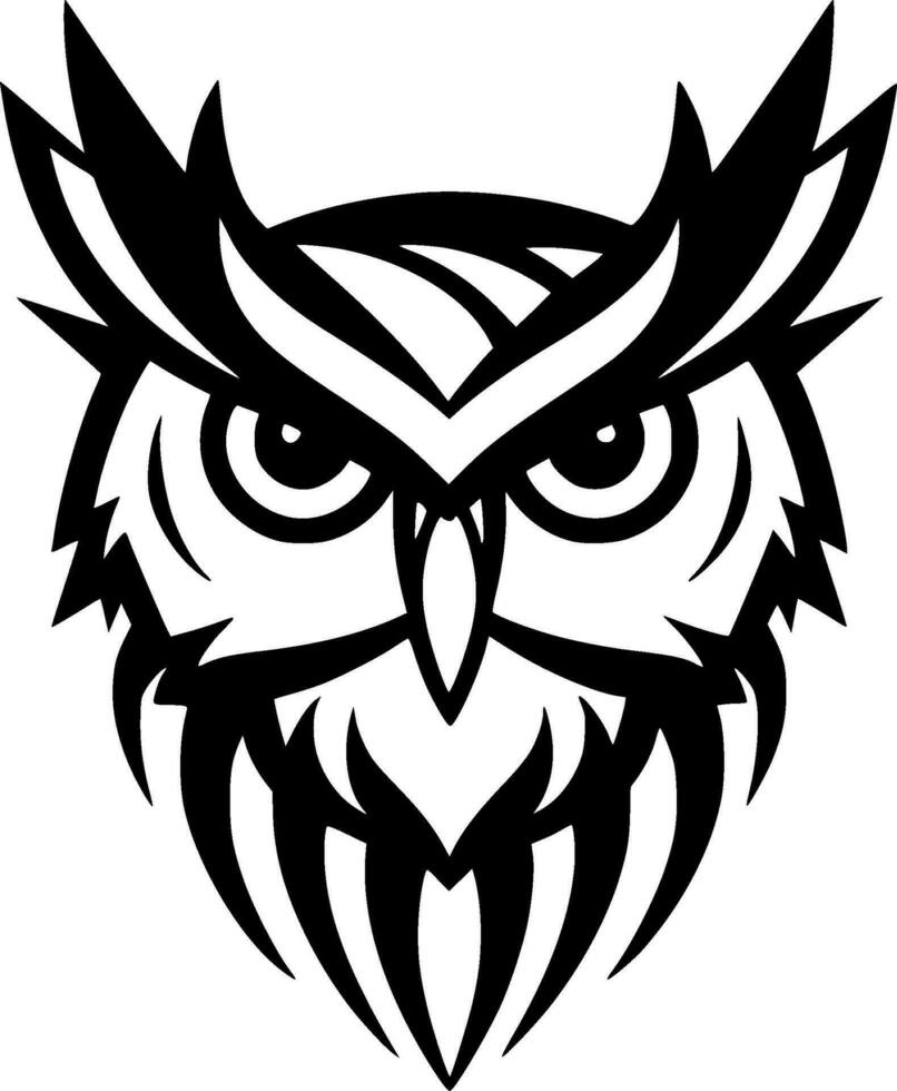 Owl - High Quality Vector Logo - Vector illustration ideal for T-shirt graphic